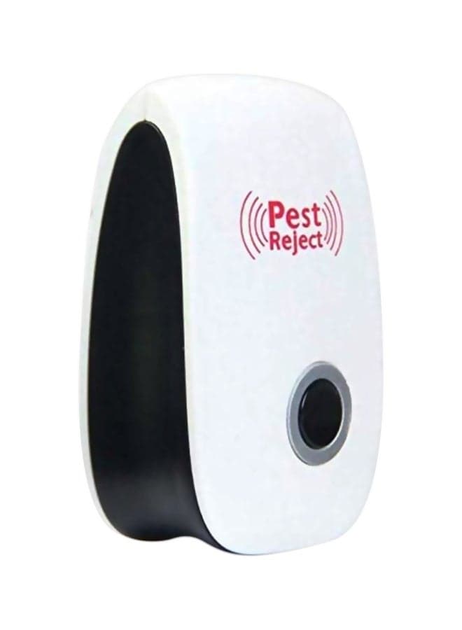 Electric Ultrasonic Pest Repeller White/Black