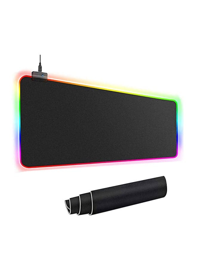 LED Lighting USB Wired Gaming Mousepad For Computer