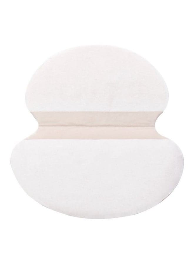 20- Piece Disposable Anti Sweat Underarm Guard Sheet Set Beige 40grams