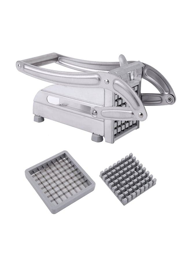 Stainless Steel French Fries Slicer Silver