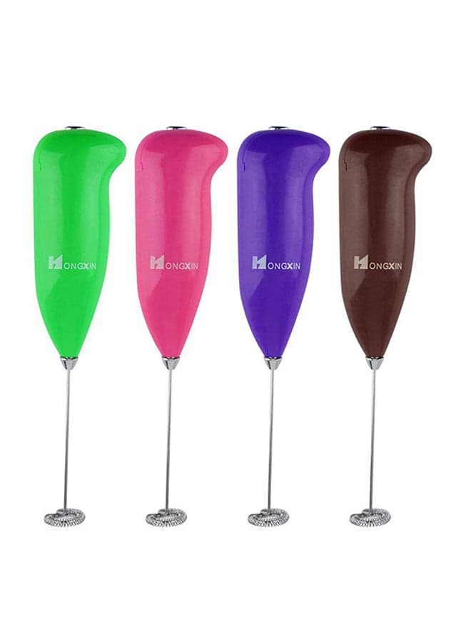4 Piece Electric Handheld Whisk Multicolour