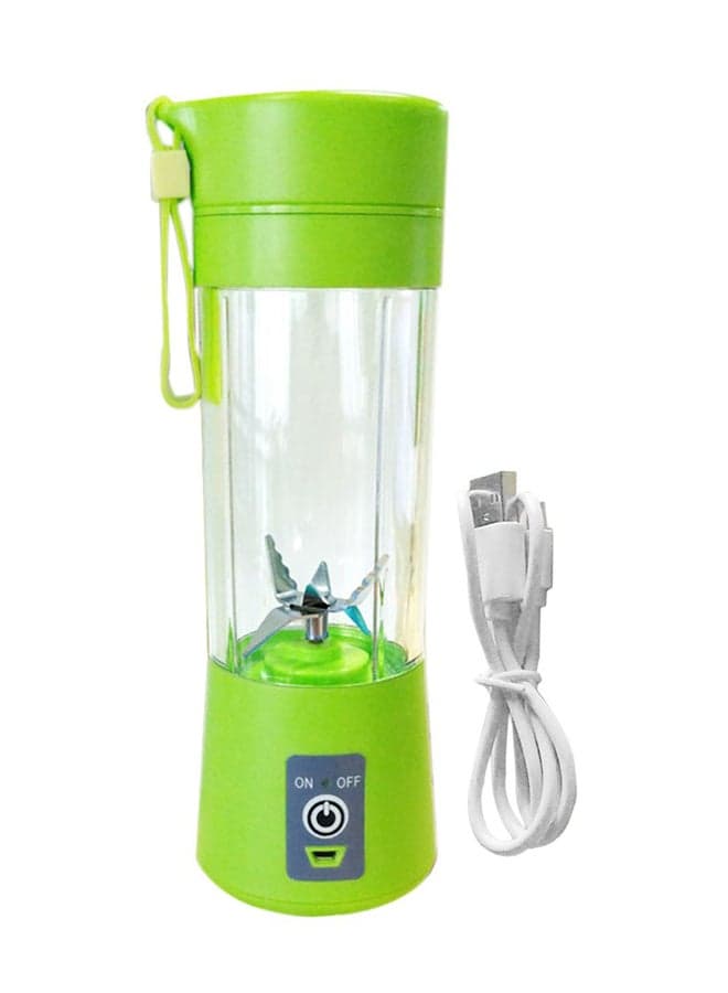 Mini Portable Usb Electric Fruit Juicer Green/Clear