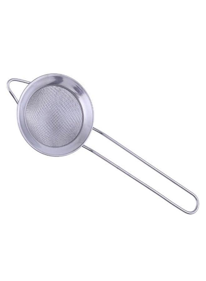 Fine Mesh Oil Strainer Silver 7cm