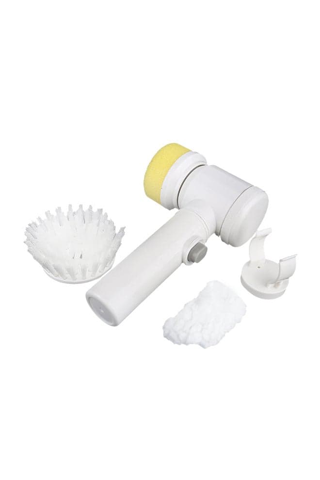 5 In 1 Electric Household Magic Brush Yellow/White