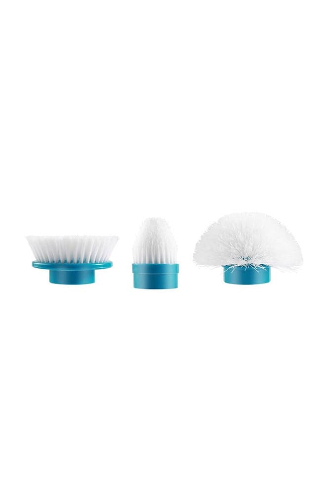 Turbo Scrub Electric Cleaning Brush Head Blue/White