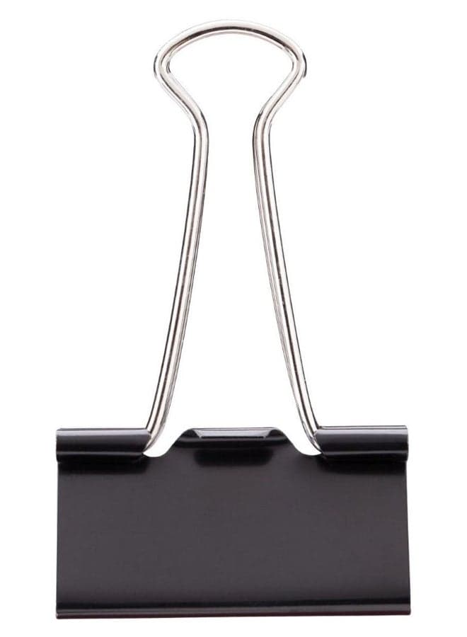 12-Piece Paper Clip Set Black/Silver