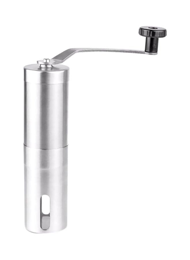 Portable Manual Coffee Bean Grinder Silver