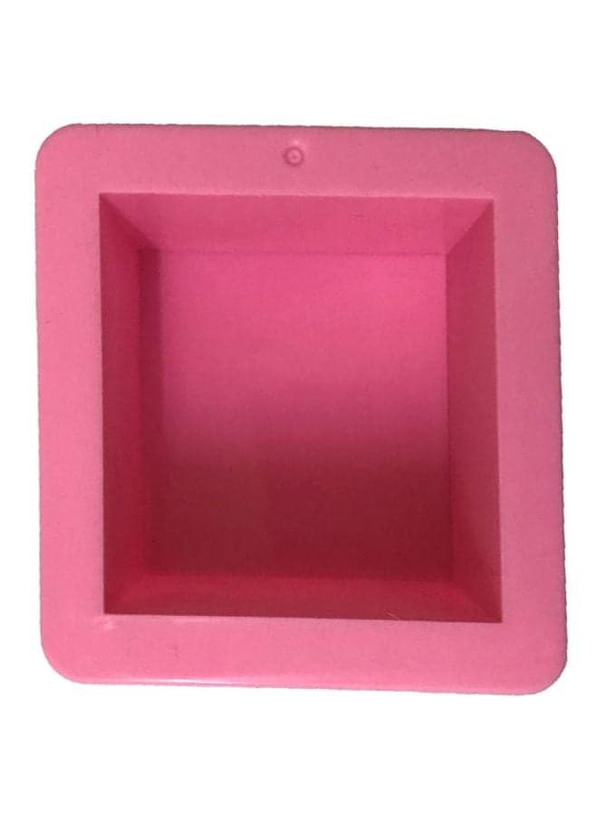 Cube Shaped Silicone Molud Pink 9.5x9.5x6.5cm