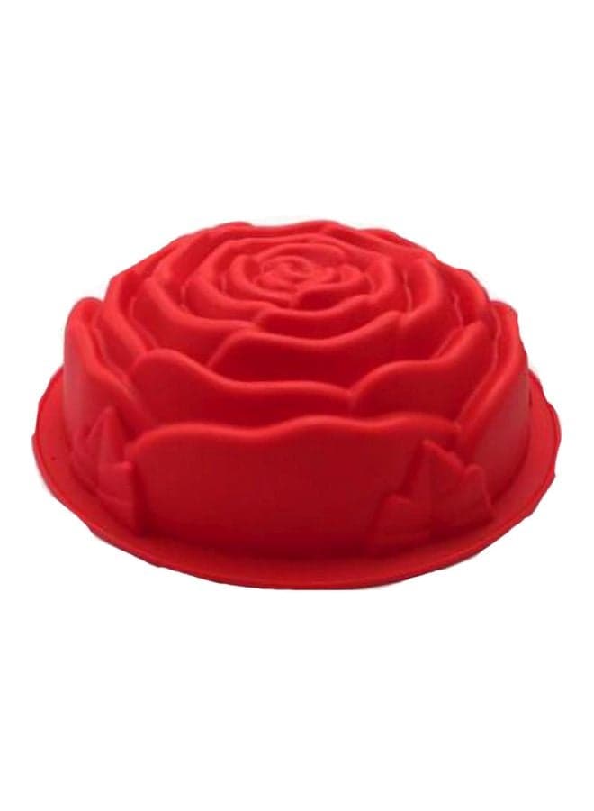 Flower Design Cake Mold Red