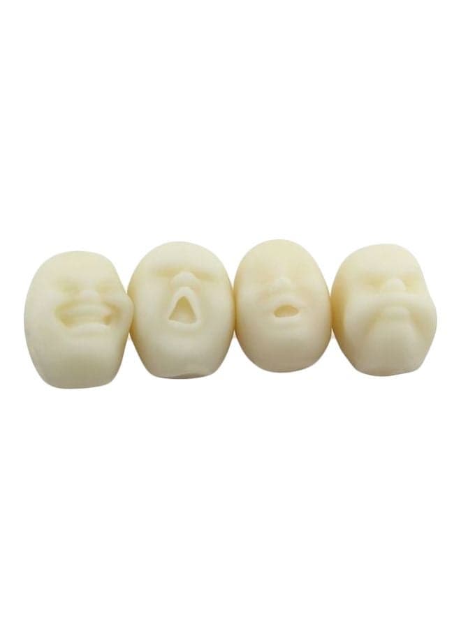 4-Piece Human Funny Face Gag Toys