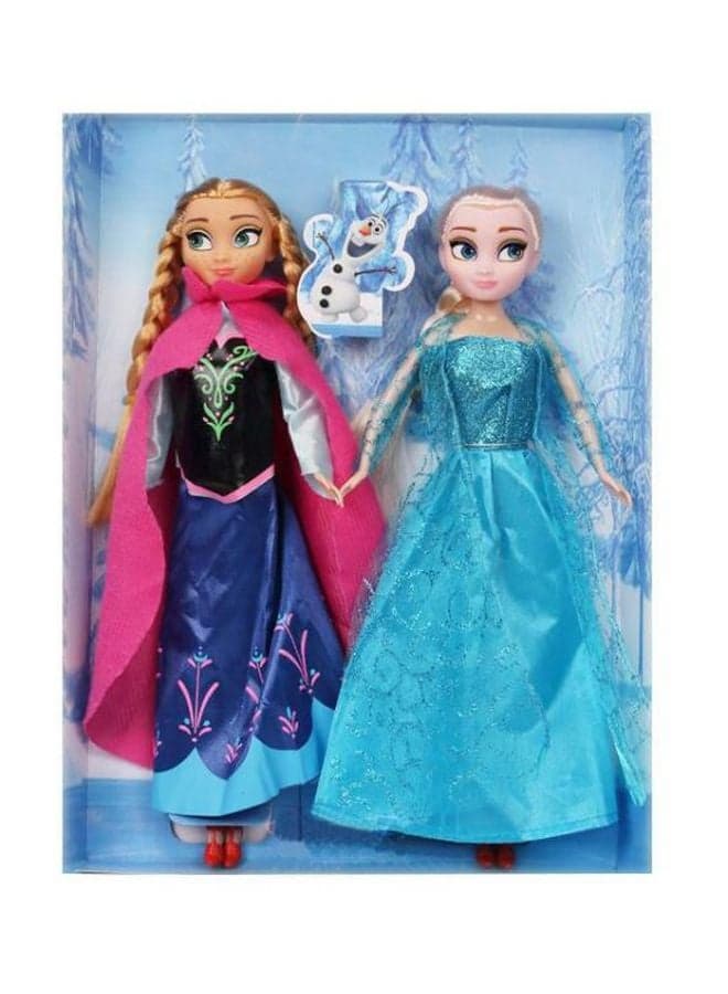 Frozen And Snow Doll Anna Elsa Princess Doll Set