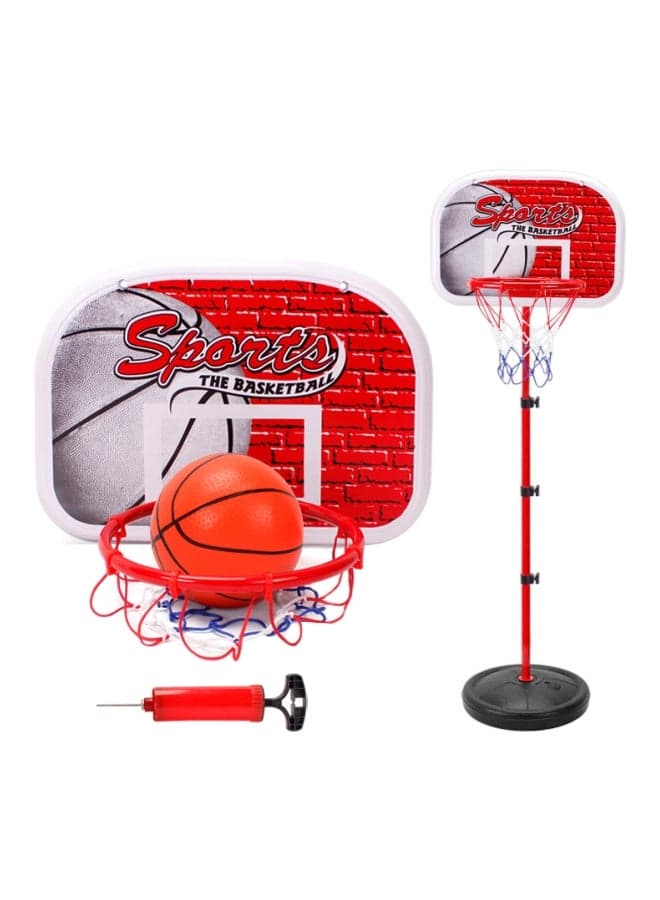 Adjustable Basketball Goal Hoop Court Stand System 200cm