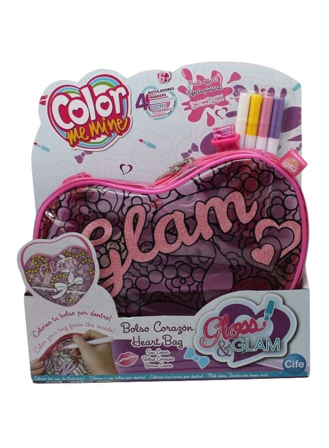 Gloss And Glam Heart Bag EX86849