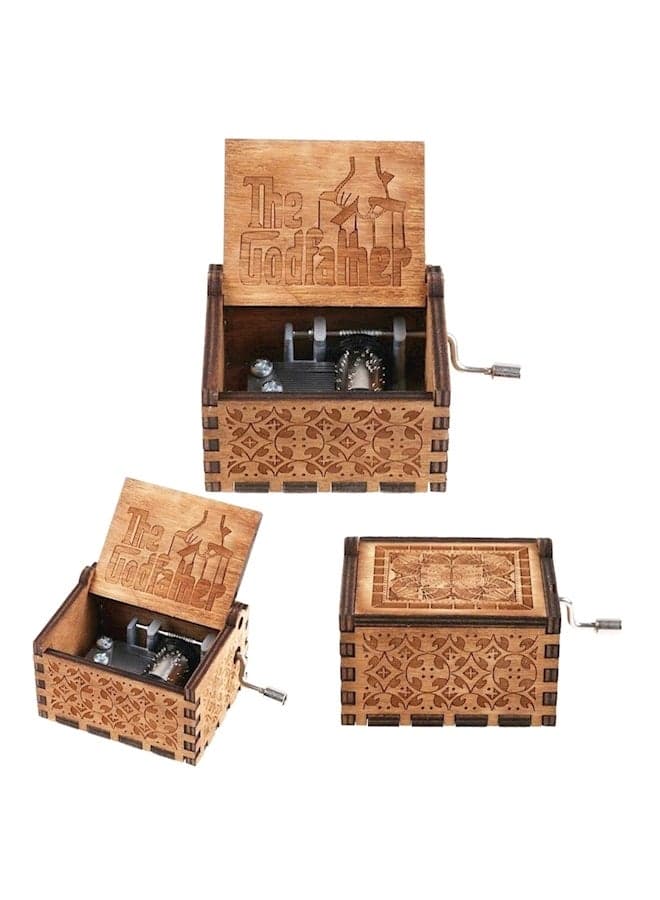 Wooden Music Box The Godfather