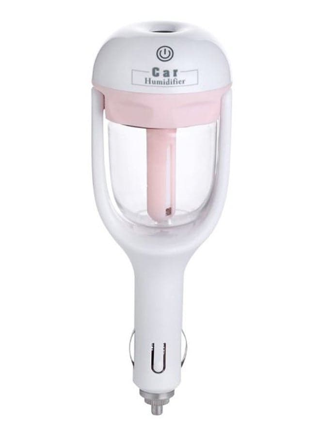 Electric Mini Car Humidifier 50Ml White/Pink 50ml