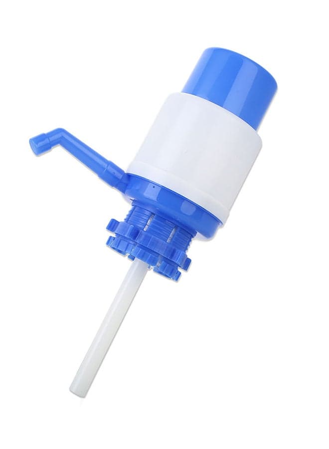 Hand Pressure Waters Bottle Dispenser Pump Blue/White