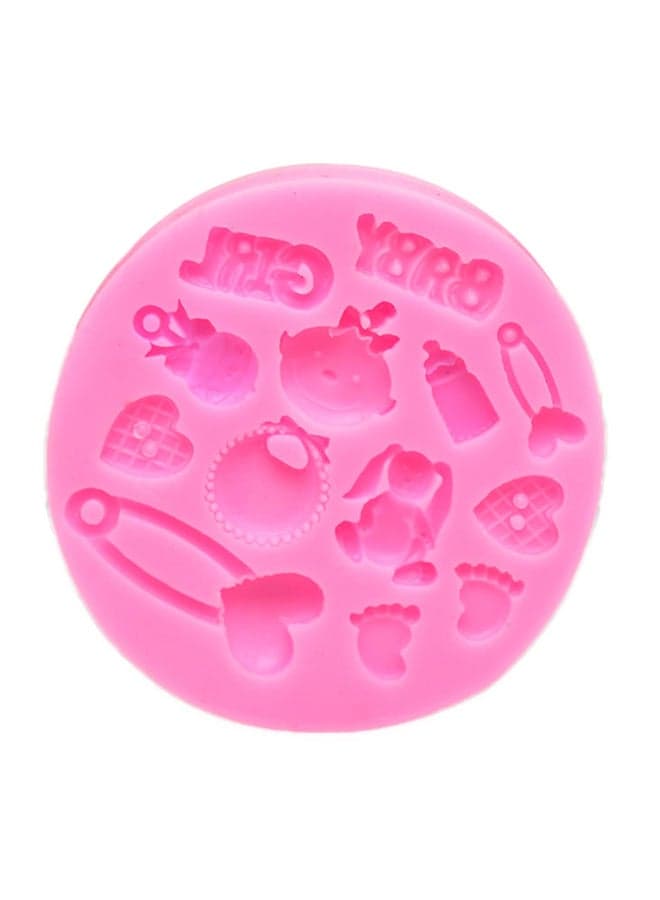 Cake Mold Lovely Soap Candy Biscuits DIY For Kids Pink