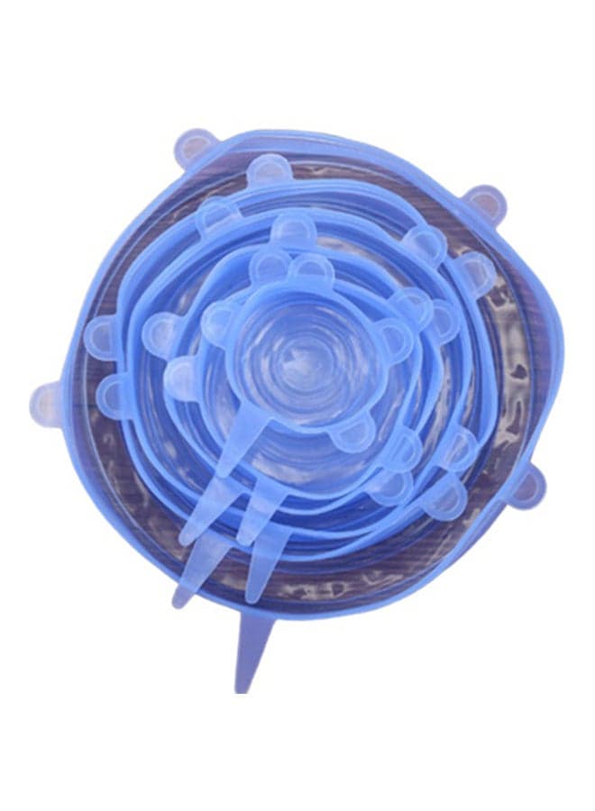 6-Piece Reusable Stretch And Seal Lids Multicolour