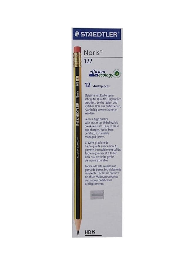 Noris Pencil Brown/Black/Red