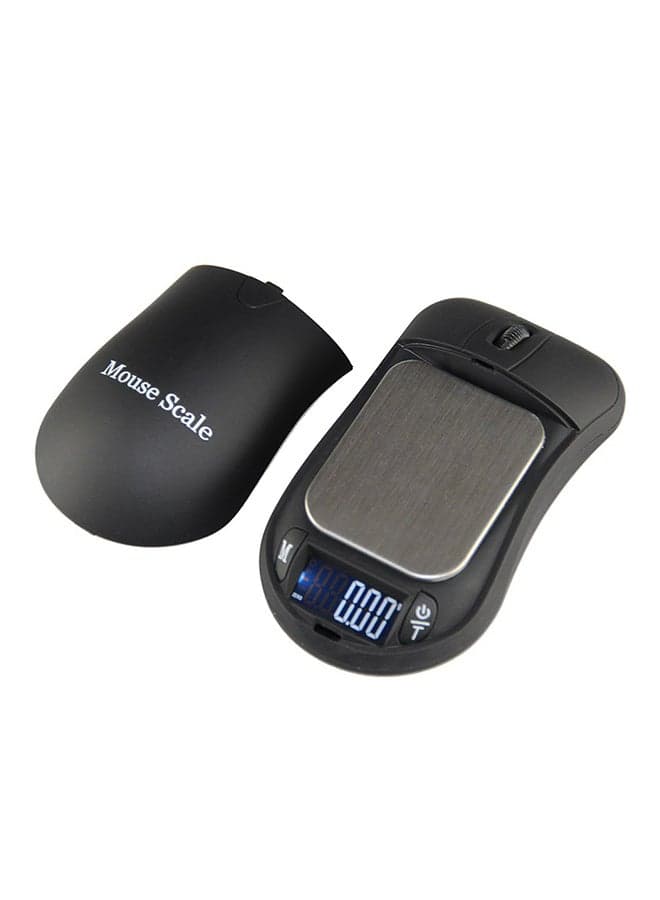 Portable Mini Mouse Style Digital Gram Precise Scale Capacity 200 Grams Black