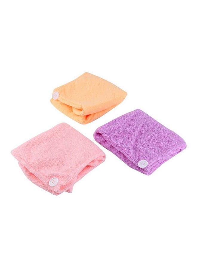 Hair Drying Wrap Towel Multicolour 60cm