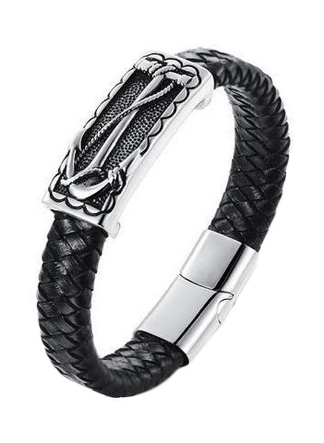 Leather Braided Rope Bracelet