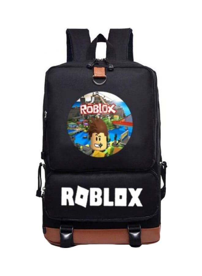 Multifunctional Backpack Black/White/Brown