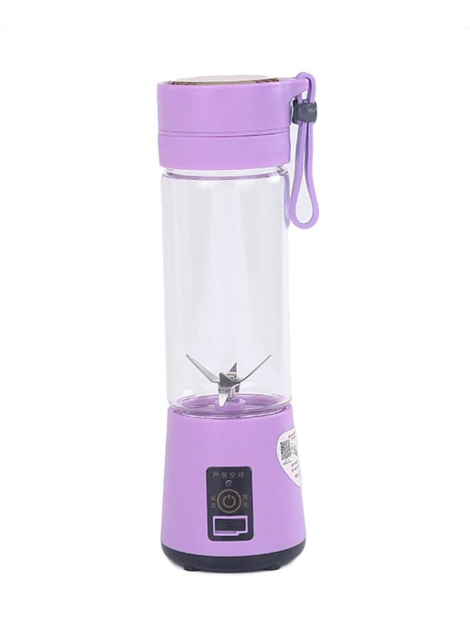 Electric Blender And Portable Juicer Cup 500 ml ALD-002 Purple/Clear