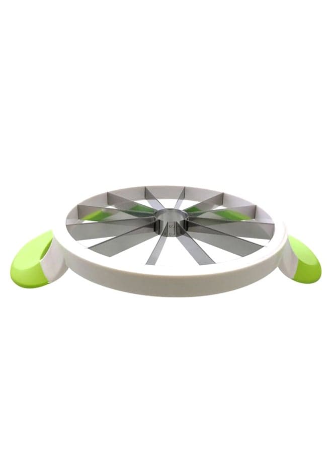 Multi-Functional Round Divider Watermelon Cutter White/Green 40 x 27cm