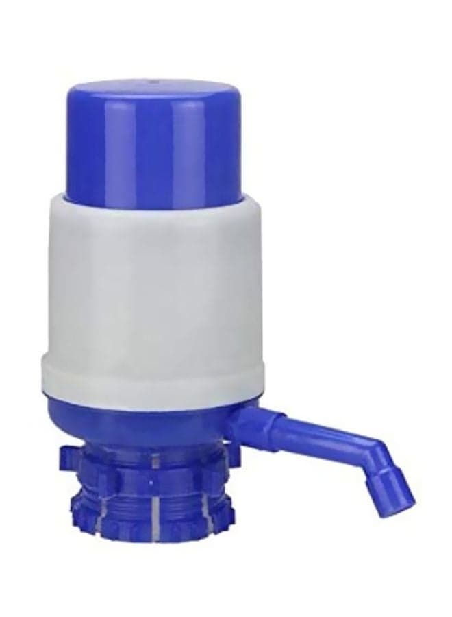 Manual Hand Press Dispenser Pump Blue/White