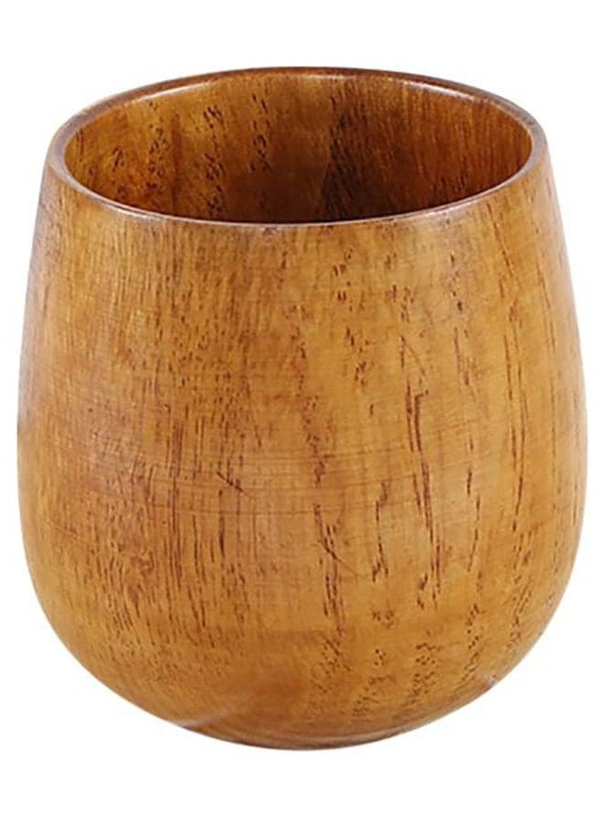 Handmade Tea Cup Wooden Brown