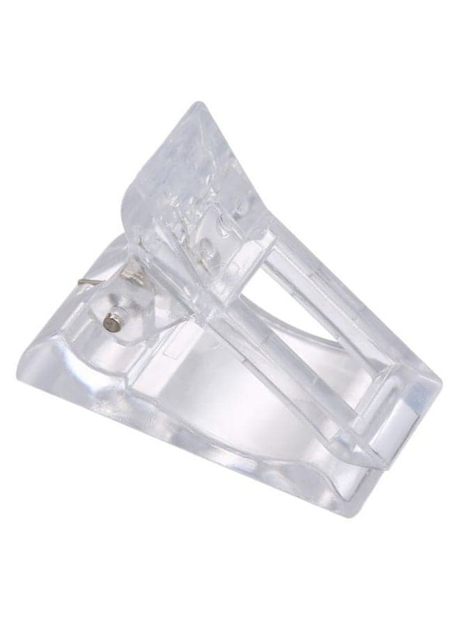 5-Piece Nail Tips Clip Set Transparent