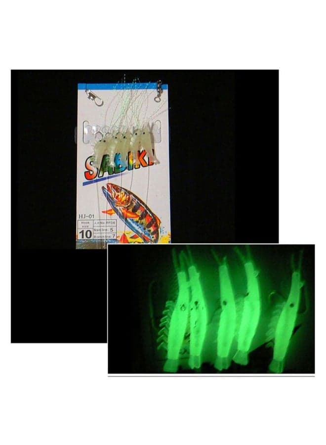 Soft Luminous Shrimp Fishing Rigs