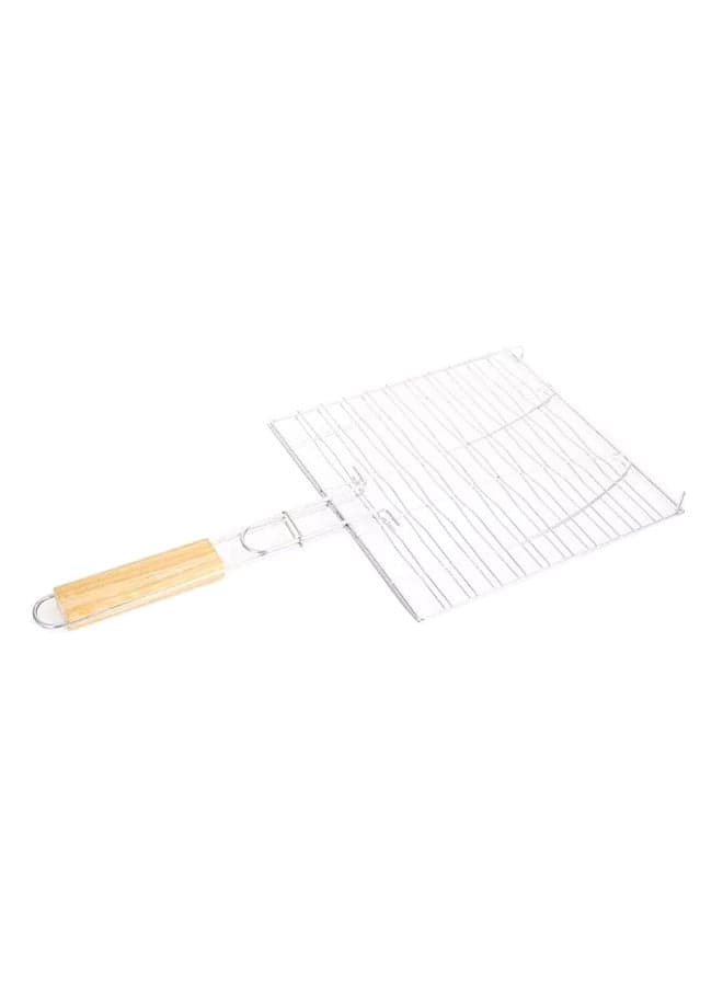 Non-Stick Camping Grill Rack With Handle HW1492002 Silver