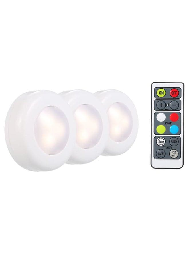 3-Piece Under Cabinet LED Lamp Set Multicolour