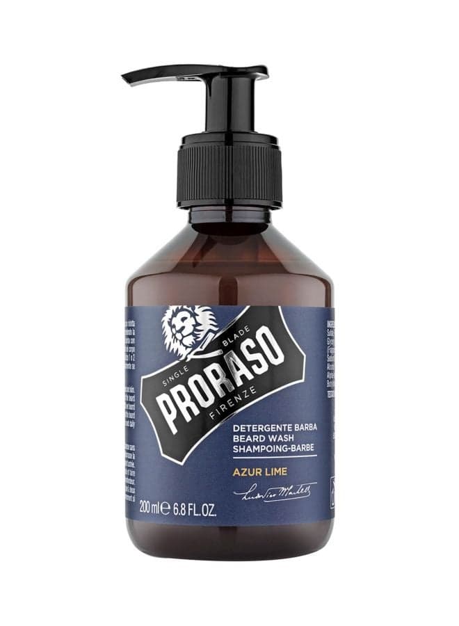 Azur Lime Beard Wash 200ml