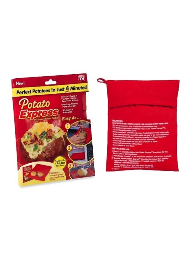 Potato Express Baking Bag Red/White standard