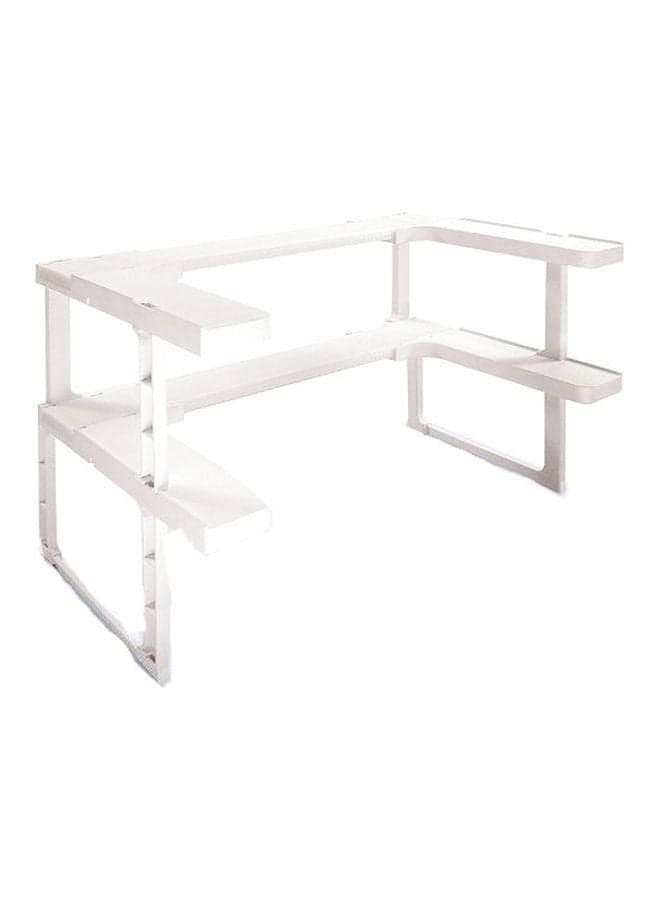 Acrylic Spice Organizer Shelf White