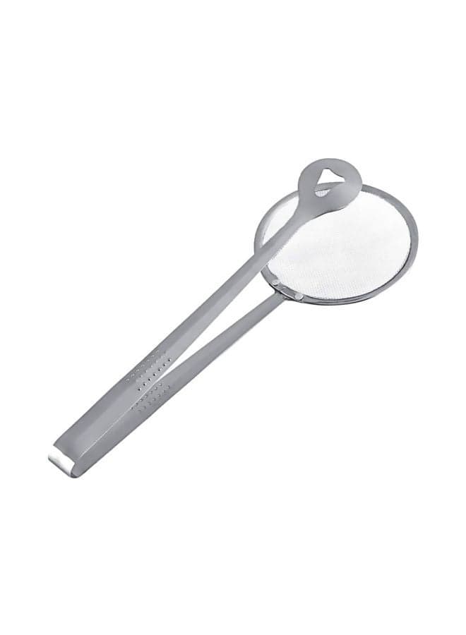Multi Function Strainer With Clamp Silver