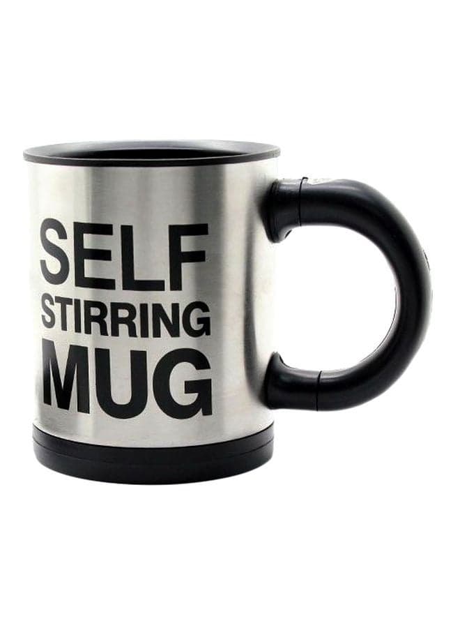 Self Stirring Mug Black/Silver