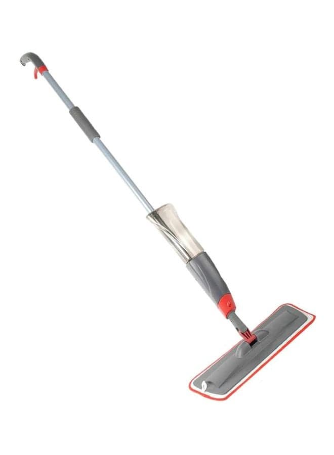 Floor Spray Cleaning Mop Silver/Grey/Red