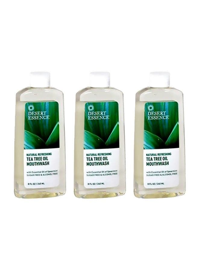 Pack Of 3 Tea Tree Oil Mouthwash 237ml