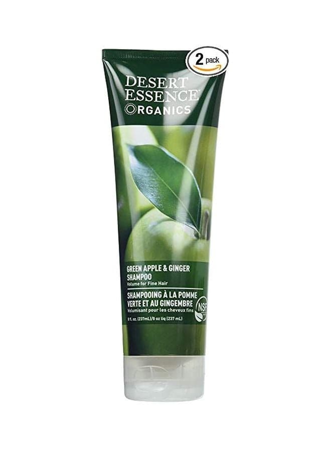 Pack Of 2 Organics Green Apple And Ginger Shampoo 237ml