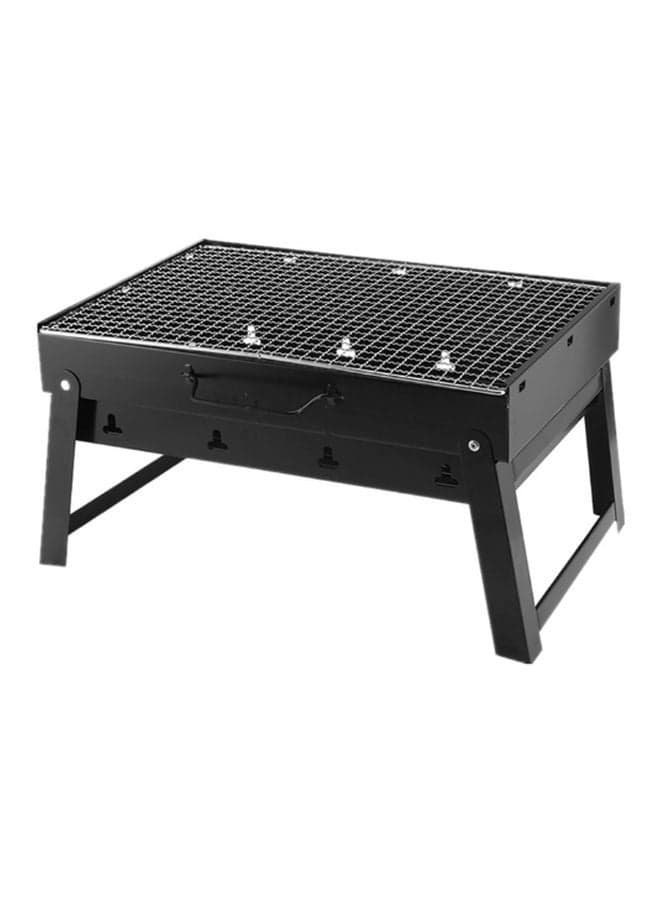 Stainless Steel Charcoal Grill Black 35x27x20cm