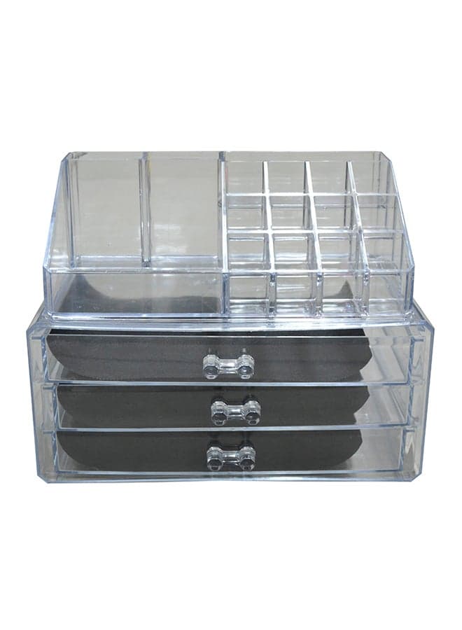Cosmetic Organizer Box Clear