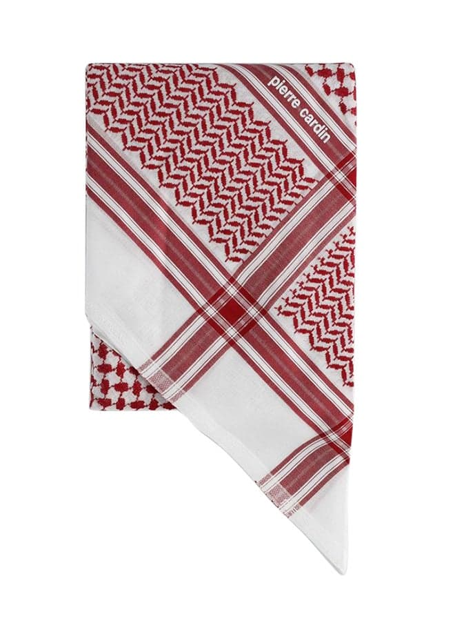 Pierre Cardin Casual Shemagh Red
