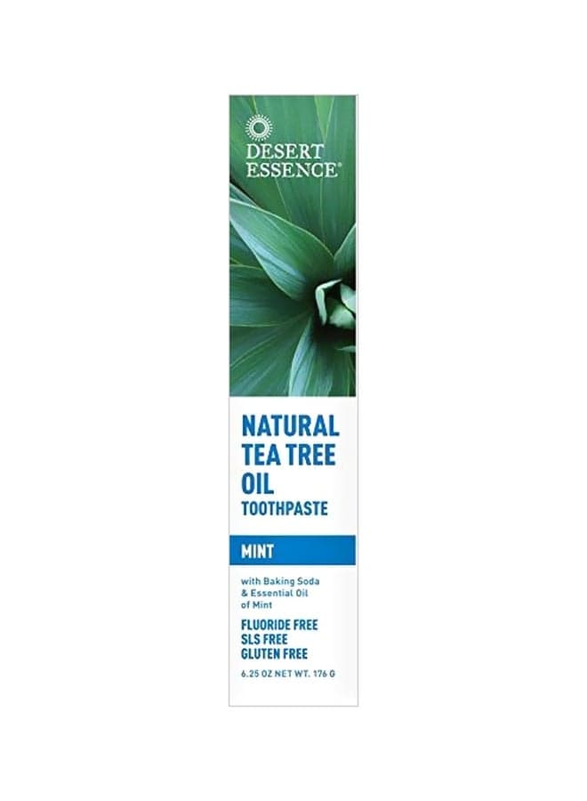 Pack of 2 Natural Tea Tree Oil Toothpaste 176grams