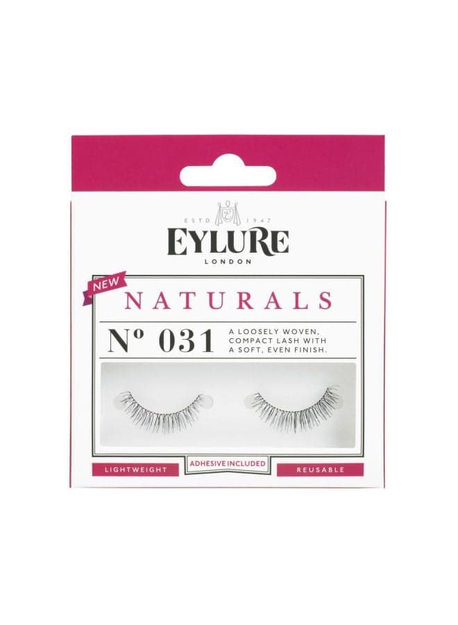 Naturals No. 031 False Lashes With Adhesive Black
