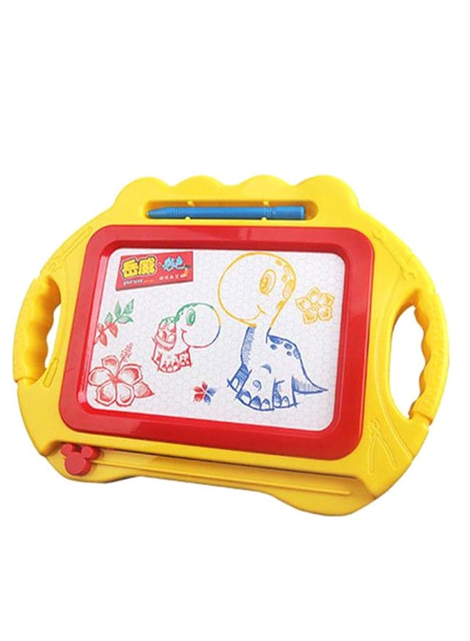Erasable Magnetic Drawing Board With Pen Multicolour