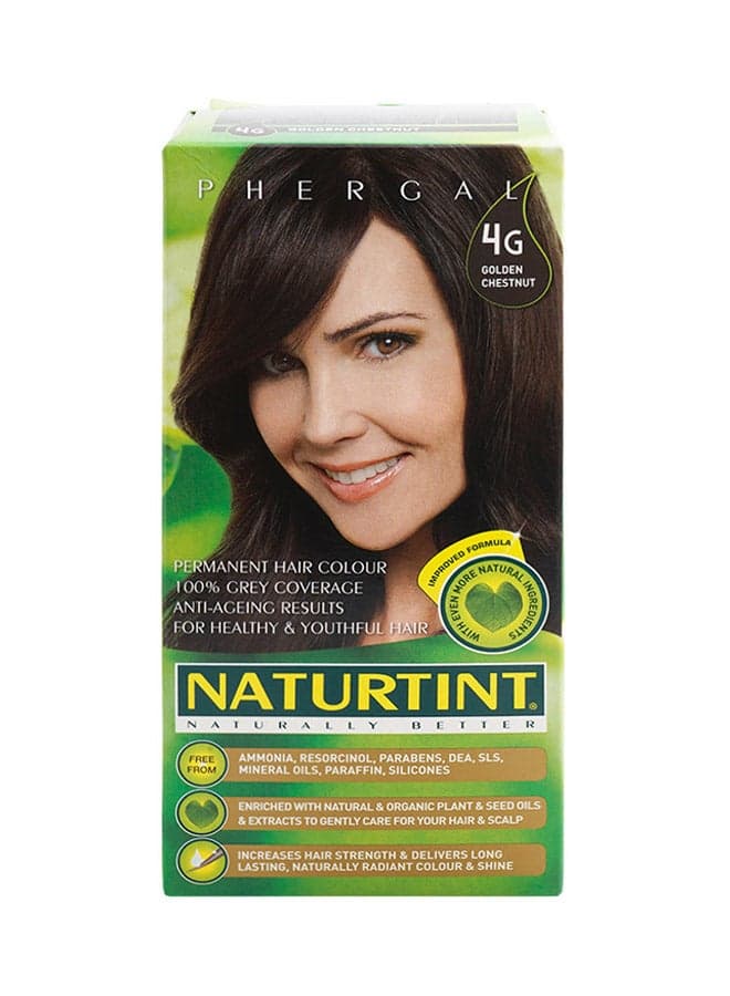 Permanent Hair Color, 4G Golden Chestnut 4G Golden Chestnut 165ml